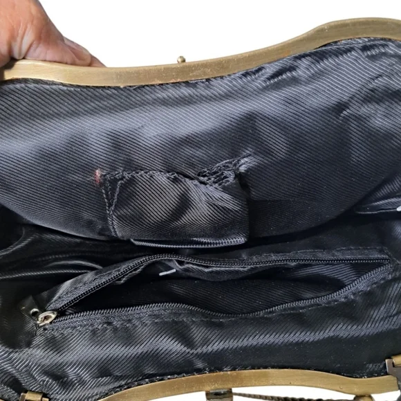 Vintage Floral Embroidered Women's Handbag - Picture 6 of 6